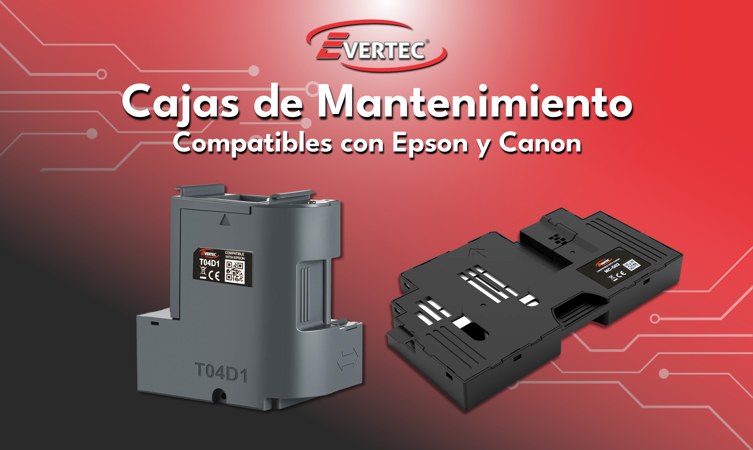 Caja de Mantenimiento Compatible con Epson T04D1